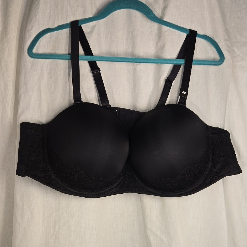Torrid Black Lace Strapless Bra